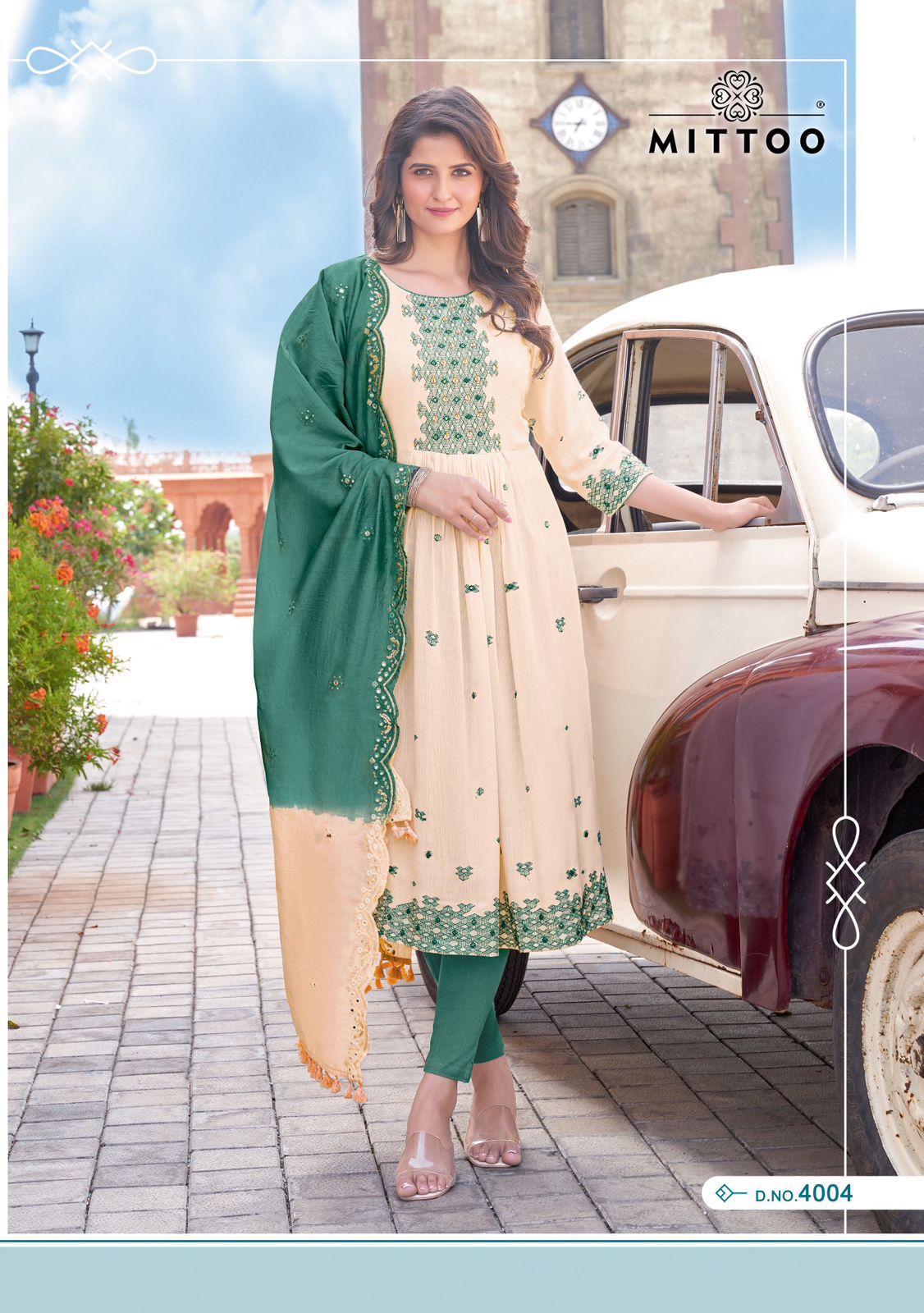 Antra By Mittoo Rayon Designer Kurti With Bottom Dupatta Wholesale Price In Surat